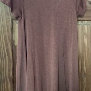 LuLaRoe Carly dress. Beautiful heathered color